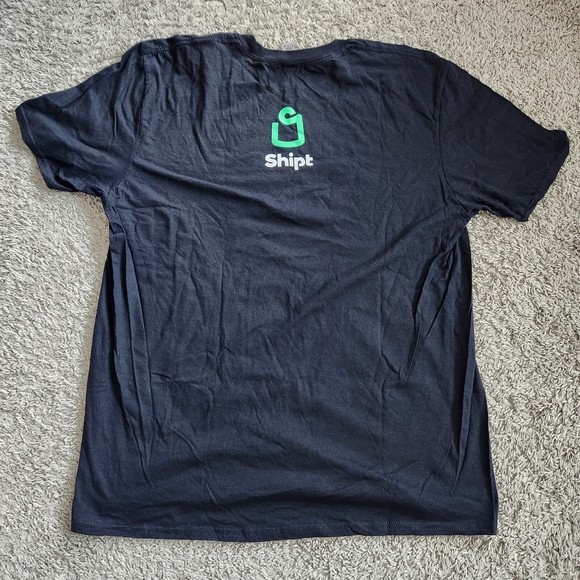 Shipt T Shirt Size X Large Shopper Black Official Short Sleeve Gildan Soft Style - Picture 5 of 6